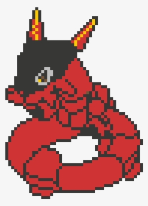 Dark Panther Rayquaza - Pixel Art #1849335