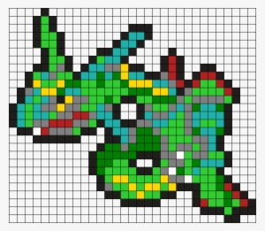 384 Rayquaza Perler Bead Pattern / Bead Sprite - Central City Brewing Co Ltd #1849386