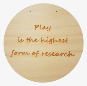 A Large Wooden Hanging Sign Made From 3mm Plywood - Circle #1849546