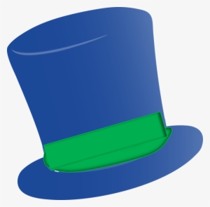 Picture Royalty Free Download Blue Books Top Hat By - Green And Blue Top Hat #1850136