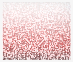 Gradient Red And White Swirls Doodles Cotton Linen - Black And White Swirls Doodles Backpack By Savousepate #1850248