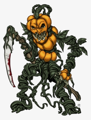 Image Result For Jack O Lantern Pathfinder Creepy Art, - Pumpkin Golem Png #1850312