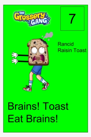 Rancid Raisin Toast Collector Card #1850717