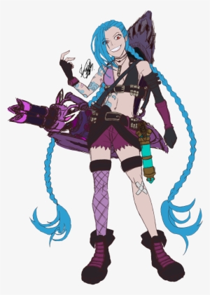 Jinx Transparent Png - League Of Legends Jinx Png #1850764