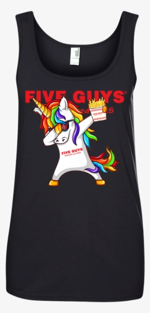 Dabbing Unicorn Loves Five Guys - Queens Are Born In October 15 #1851015