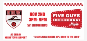 Five Guys Fundraiser - Graphic Design #1851036