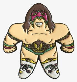 Ultimate Warrior Wrestling Buddy Pin - Lapel Pin #1851181