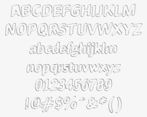 Outline Jinx Example - Calligraphy #1851643