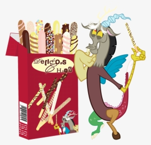 Stargazeschrecken1, Discord, Food, Pocky, Safe, Simple - My Little Pony: Friendship Is Magic #1852497