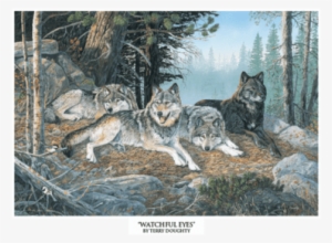 Watchful Eyes - Northern Promotions Framed Art - Watchful Eyes By Terry #1852523