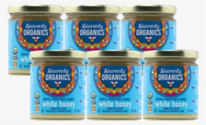 Heavenly Organics - 100 Organic Raw White Honey - 12 #1852913