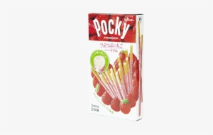 Pocky Strawberry Japan - Glico Pocky Strawberry Cream Covered Biscuit Sticks #1853034