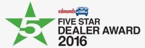 Edmunds Five Star Dealer Award #1853063
