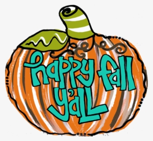 Happy Fall Yall Pumpkin - Autumn #1853699