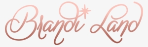 Brandi Land Logo - Calligraphy #1853731