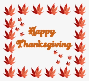Thanksgiving Greeting With Fall Leaves - Greeting Card #1853778