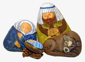 Large Painted Rock Nativity Set - Nativity Painted Stones #1854063
