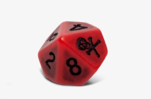 Set Of 6 Blood D10 Dice - Dice Game #1854588