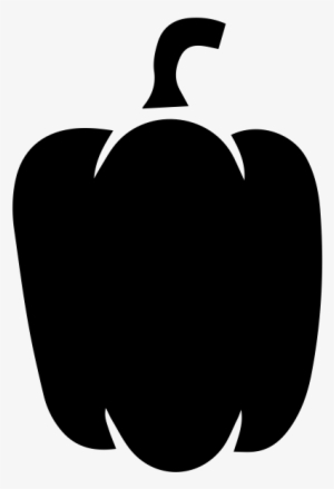 Vector Black And White Download Detoxification Food - Bell Pepper #1854742