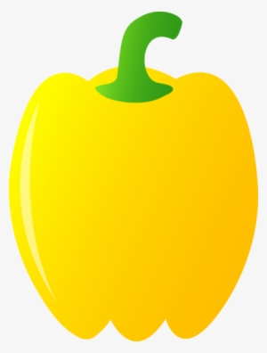 Yellow Free Clip Art - Yellow Bell Pepper Clipart #1854905