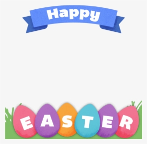 Easter Frames For Photoshop Png Photo - Happy Easter Frame Png #1855557