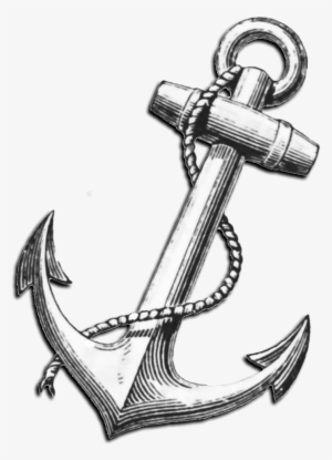 White Anchor Png - Vintage Anchor Shower Curtain #1855867