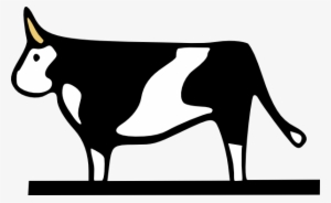 Farming Cow Clip Art Free Vector - Cartoon Beef Cow Clipart #1856401