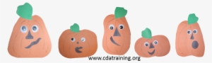 Five Little Pumpkins Cut Outs Clipart - Different Pumpkin Shapes #1856428