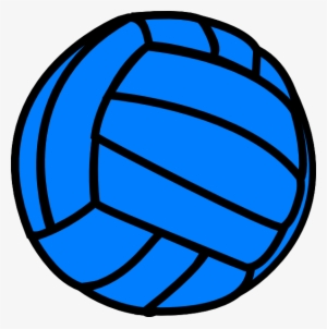 Blue Volleyball Svg Clip Arts 594 X 598 Px #1856460