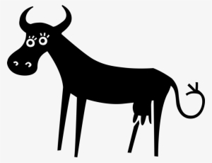 Vector Illustration Of Dairy Farm Milk Cow - Cattle #1856614