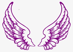 Guardian Wings Clip Art At Clker Com - Angel Wings Purple #1857594