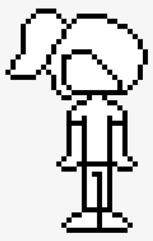 Ponytail Template - Person Templates Pixel Art #1857764