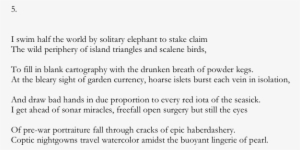 I Swim Half The World By Solitary Elephant To Stake - Document #1858091