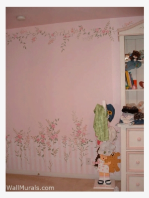 Flower And Vines Mural - Room #1858215 Flower And Vines Mural - Room #1858215