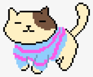 Frisk In Neko Atsume - Pixel Art #1858486