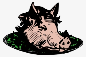 This Free Icons Png Design Of Pig Head Dinner #1858554