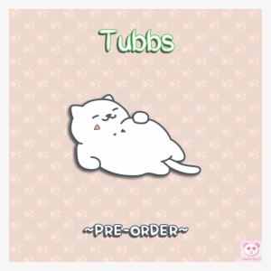 Pre-order*** Tubbs Neko Atsume Hard Enamel Pin - Illustration #1858644