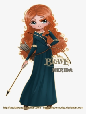 Merida Drawing Professional - Chibi Disney Princess Merida #1859200