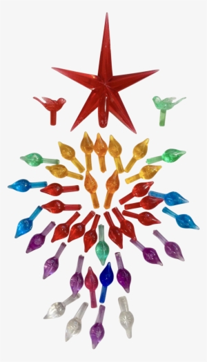 Vintage Christmas Tree Plastic Replacement Ornament - Christmas Day #1859744