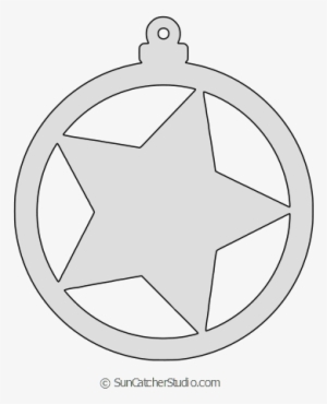 Free Star Christmas Tree Ornament Coloring Or Scroll - Emblem #1859912 Free Star Christmas Tree Ornament Coloring Or Scroll - Emblem #1859912