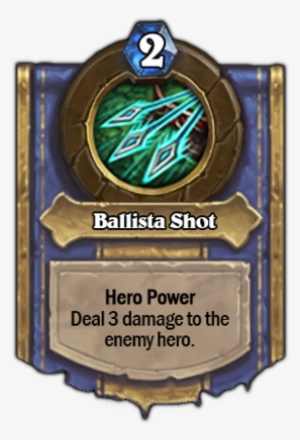 Ballistashot - Warlock Justicar Hero Power #1860044