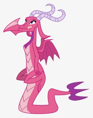 Pink1ejack, Background Dragon, Ballista, Dragon, Dragoness, - My Little Pony Pink Dragon #1860178