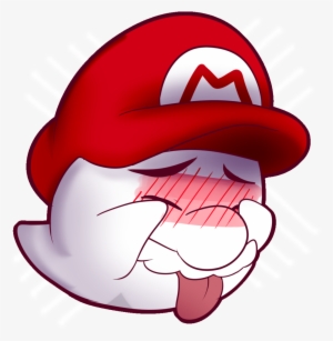 Shy Mario By Baconbloodfire Png Free Library - Boo Mario Bros #1861726