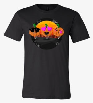 Cartoon Fruit Feeling In Love Pumpkin Face Halloween - T-shirt #1861998