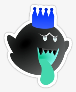 Retro Mario King Boo Ghost By Chillee Wilson By Chilleewilson - Mario Bros. #1862197