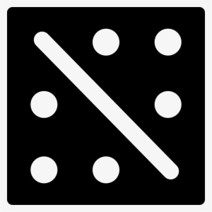 Square With Diagonal Line And Dots Comments - Diagonal #1862409