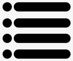 Menu Interface Symbol Of Four Horizontal Lines With - Icono De Menu Png #1862566