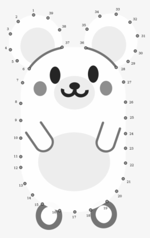 Connect The Dots Drawing Coloring Book Line Art - Connect The Dots Clipart #1862602