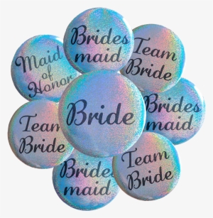 16 Silver Sparkling Glitter Bachelorette Buttons Badge #1862822