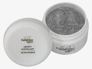 Gel Nails Silver Sparkle Opaque - Eye Shadow #1862992